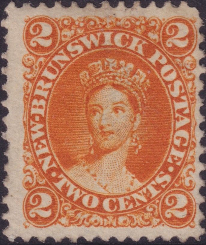 New Brunswick 1863 2c Orange