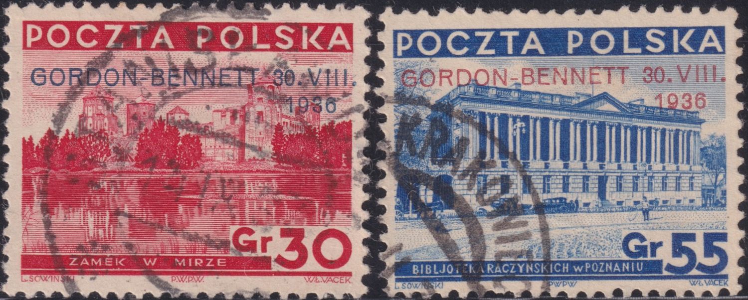 Poland 1936 Gordon-Bennett Balloon Race Set