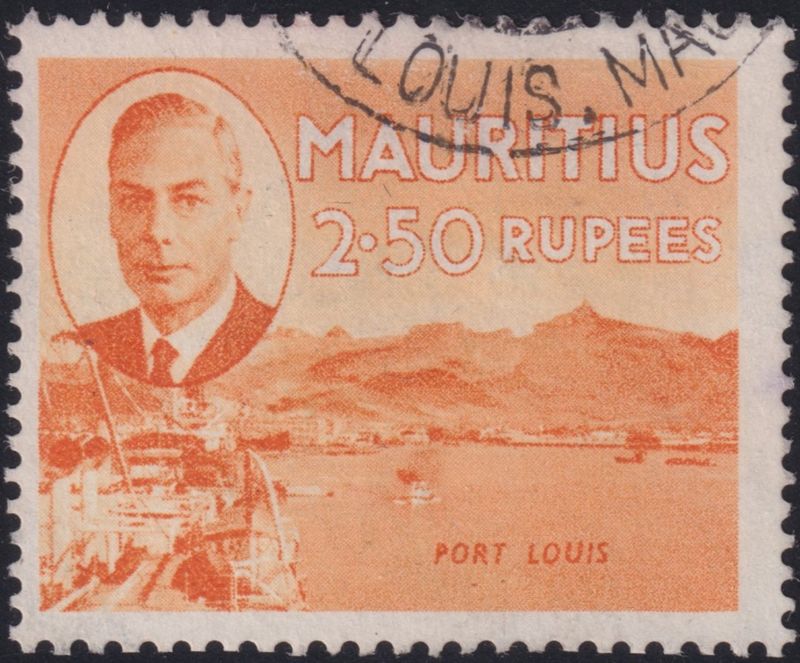 Mauritius 1950 2r.50 Orange Port Louis