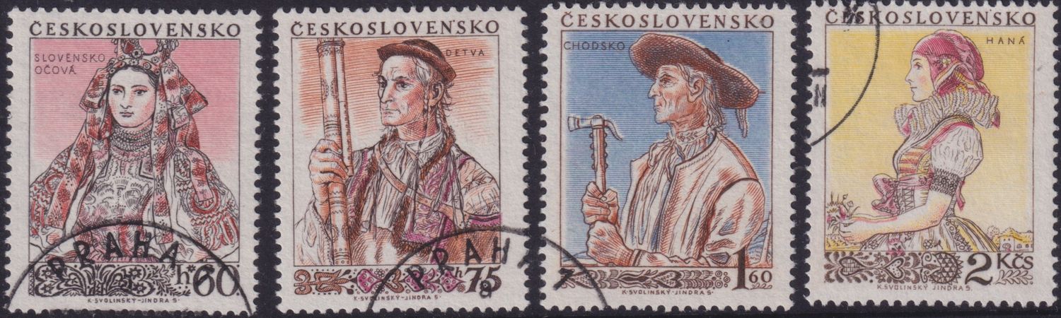 Czechoslovakia 1955 Costume Set (B)