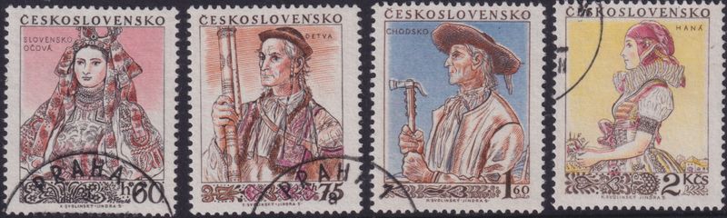 Czechoslovakia 1955 Costume Set (B)
