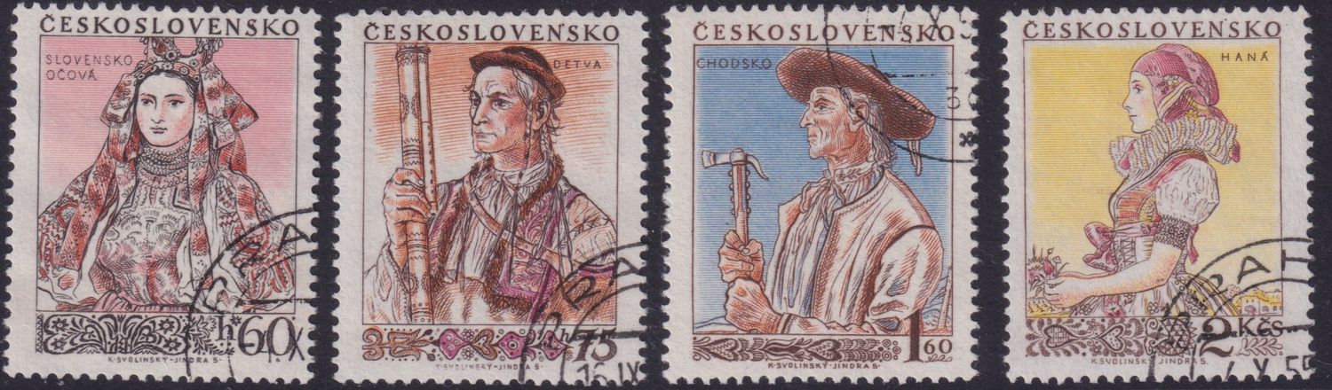 Czechoslovakia 1955 Costume Set (A)