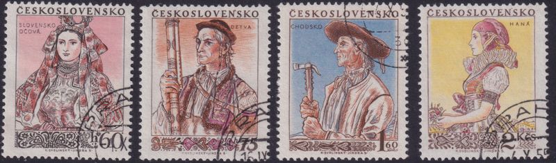 Czechoslovakia 1955 Costume Set (A)