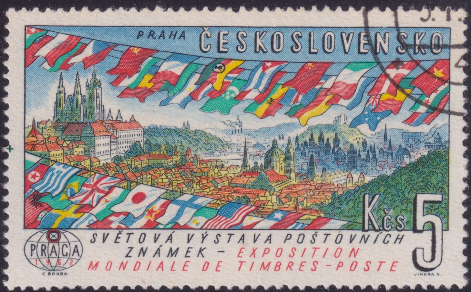 Czechoslovakia 1961 5k Praga 1962 Stamp Exhibition