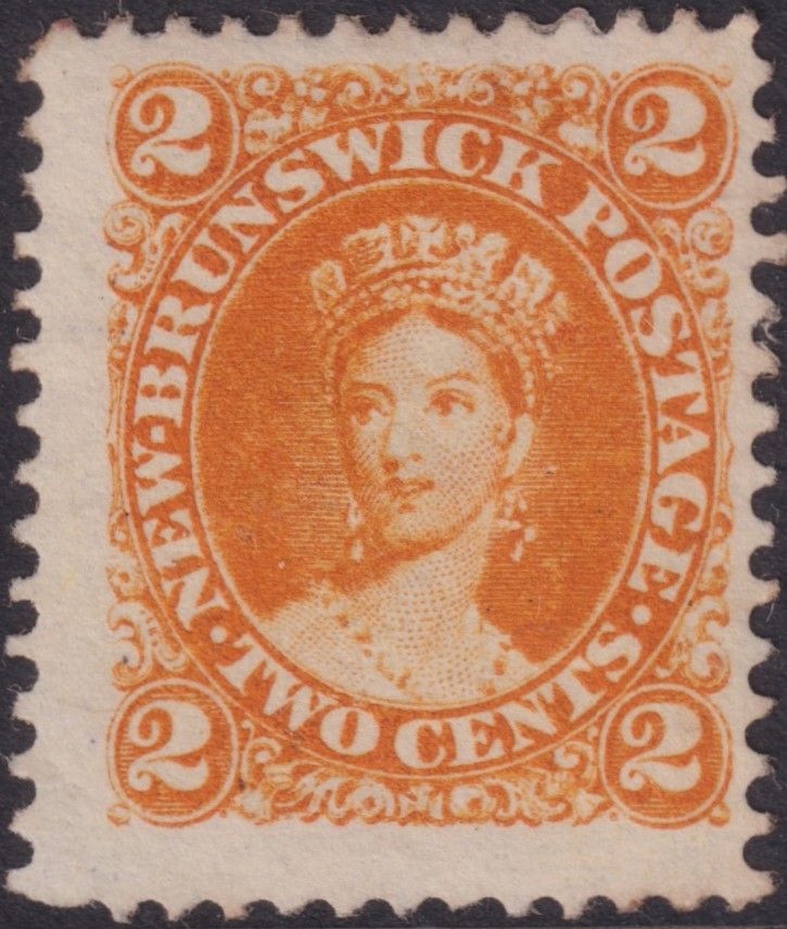 New Brunswick 1863 2c Orange