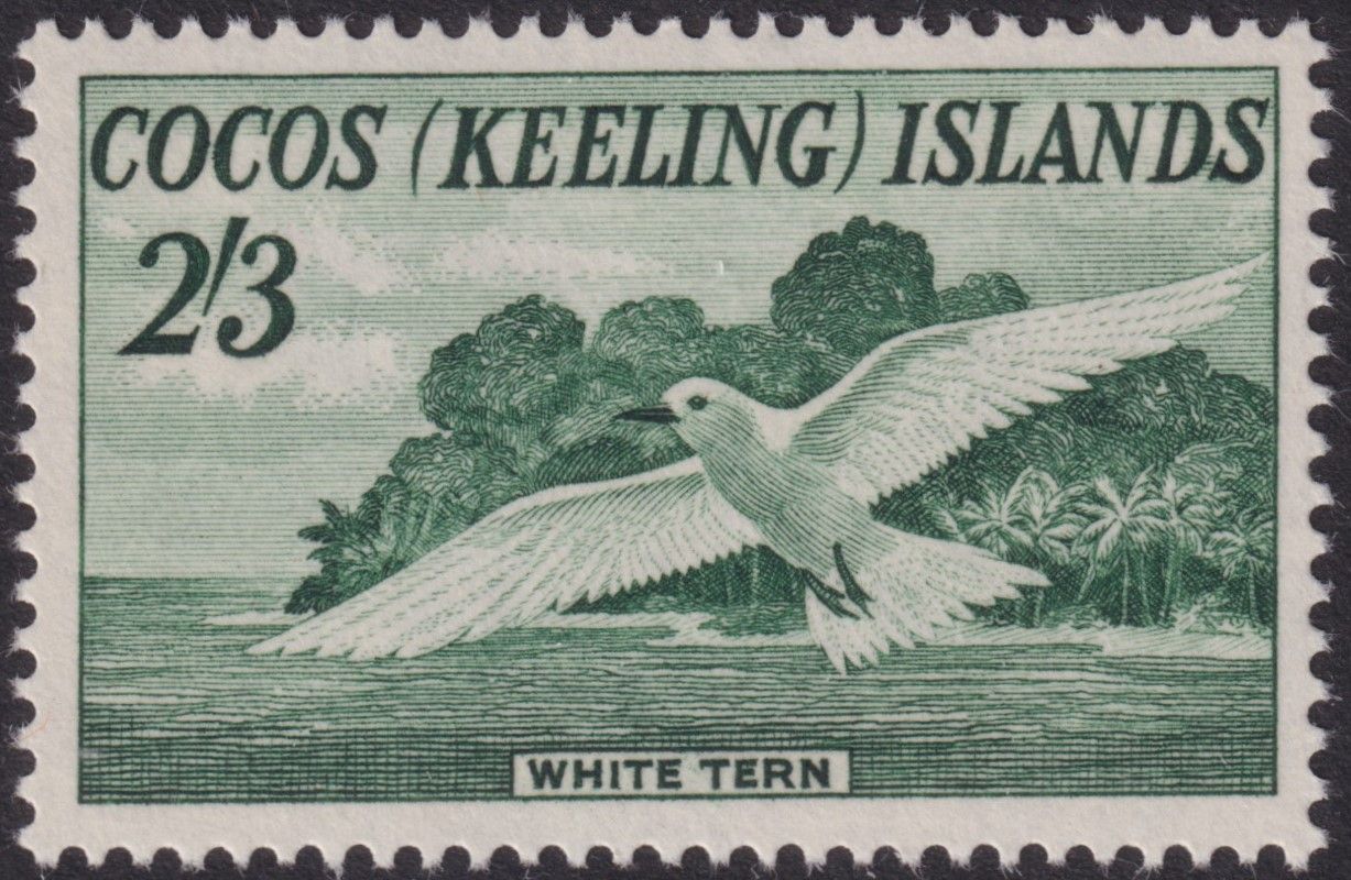 Cocos Keeling Islands 1963 2/3d Deep Green