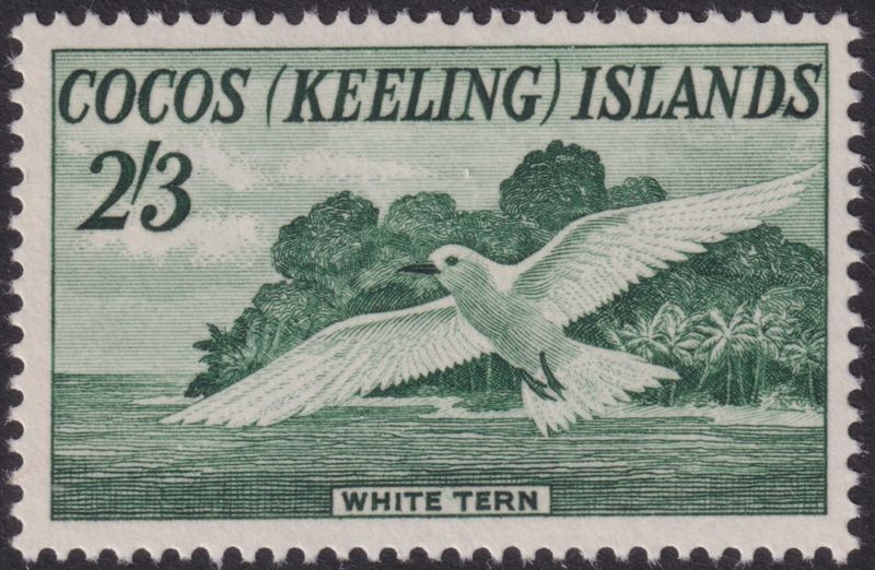 Cocos Keeling Islands 1963 2/3d Deep Green