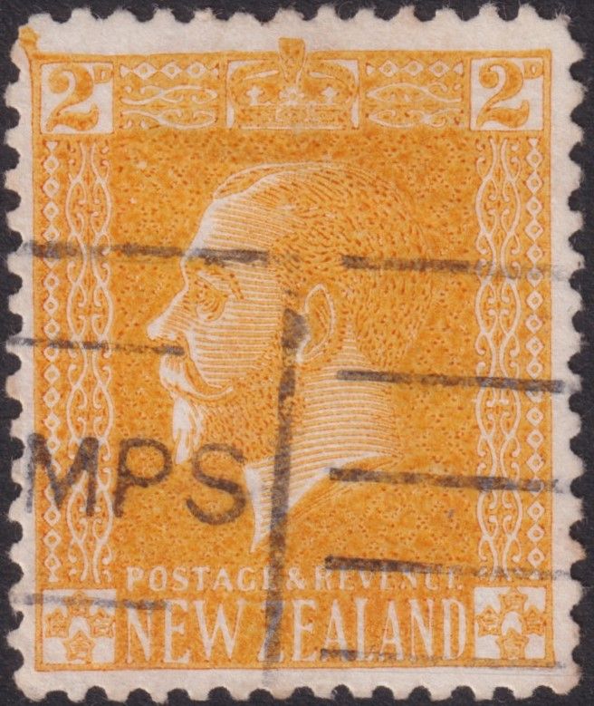 New Zealand 1916 2d Yellow