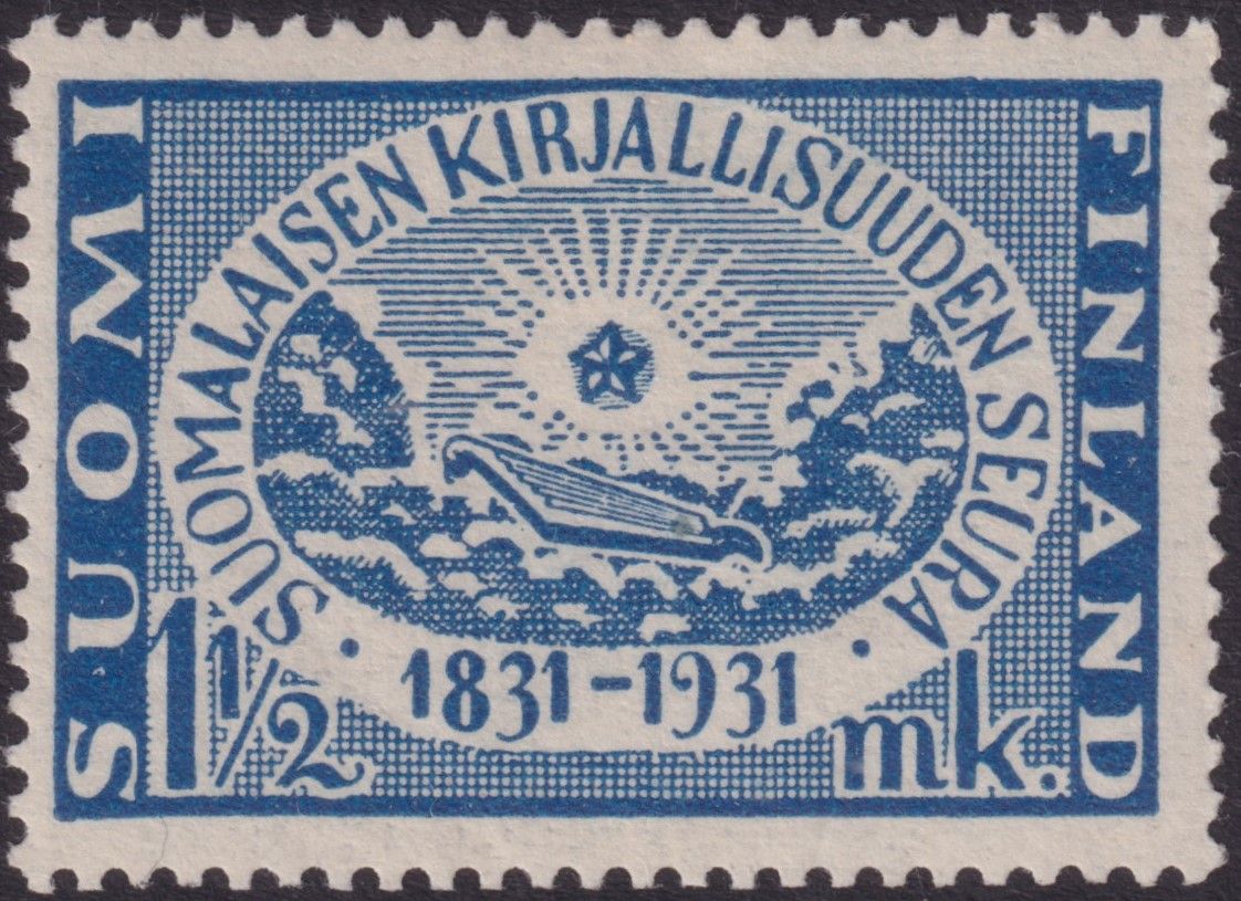 Finland 1931 1½m Blue Literacy Society