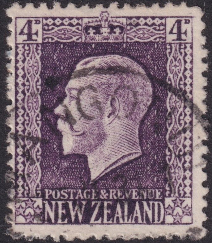 New Zealand 1922 4d Deep Purple