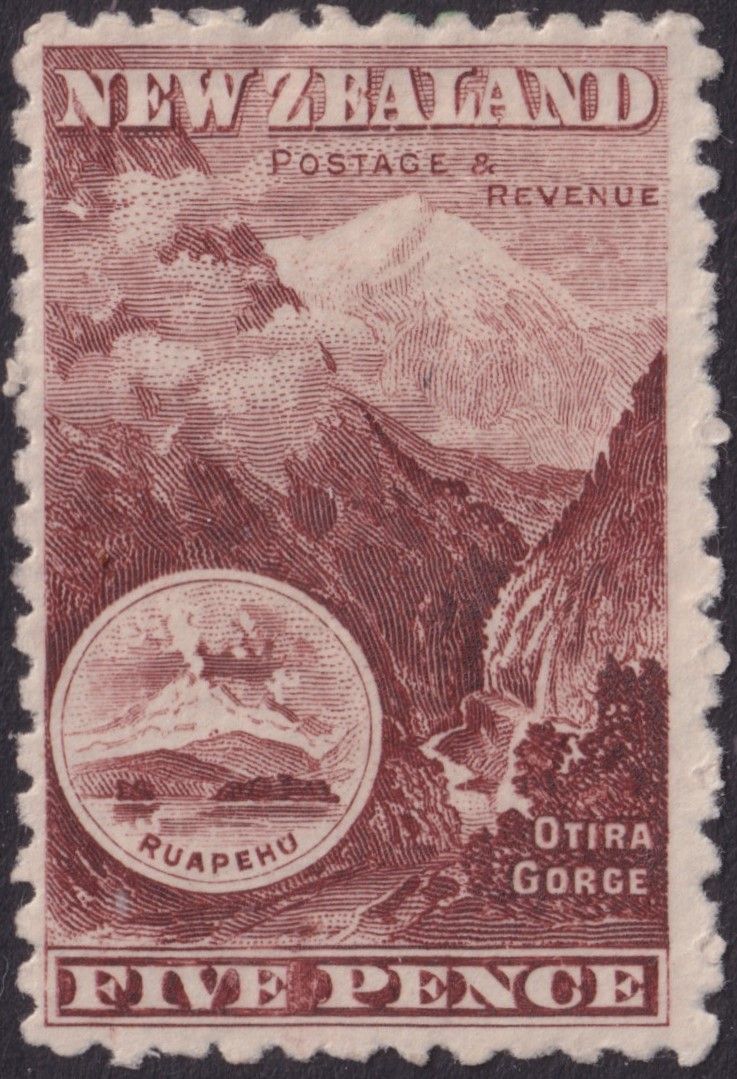 NZ 1899 5d Purple-Brown