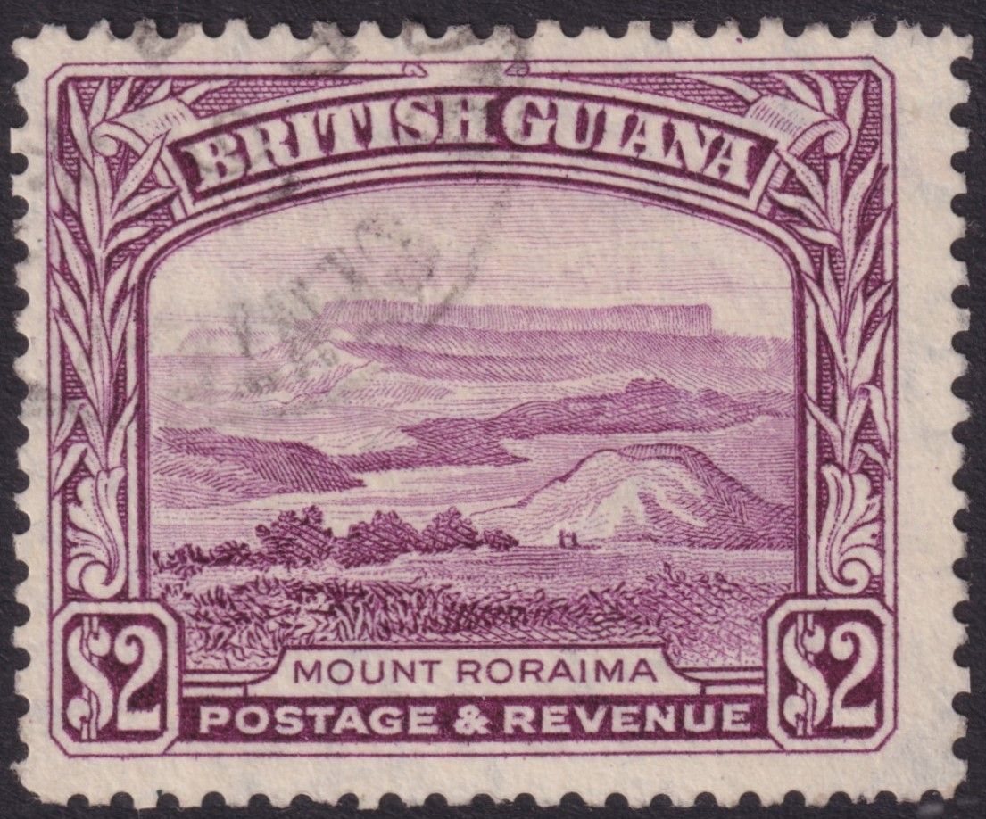 British Guiana 1945 $2 Purple
