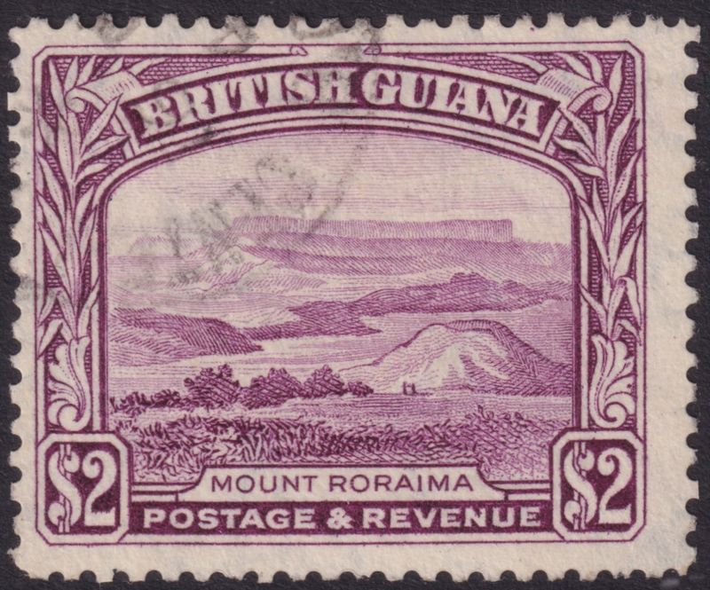 British Guiana 1945 $2 Purple
