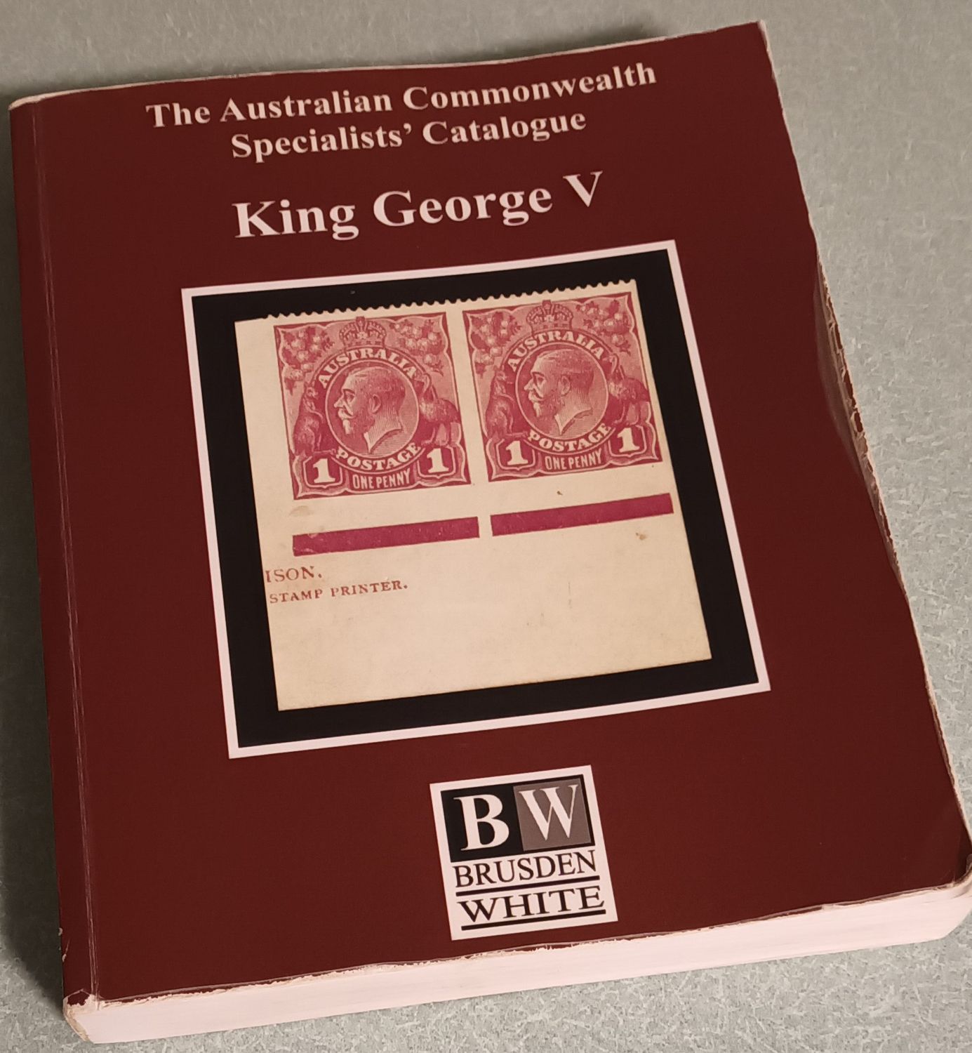 ACSC 2007 King George V Specialised Catalogue Pre-Owned
