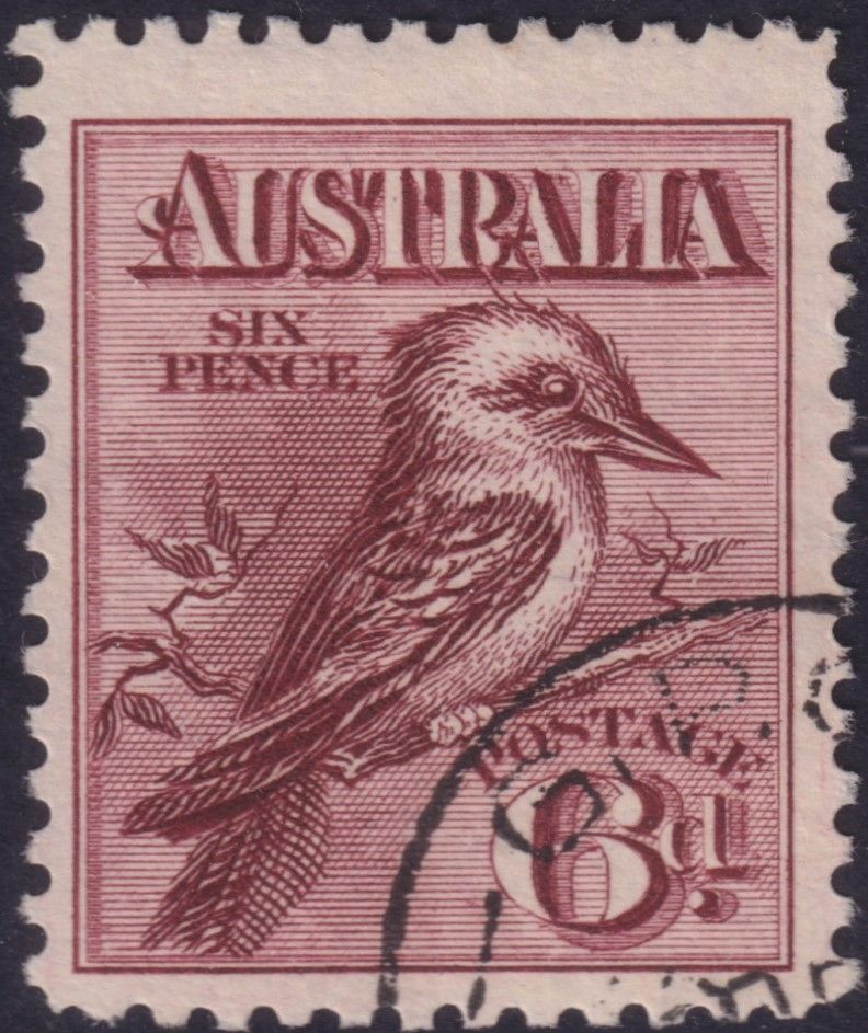Australia 1913 6d Claret Engraved CTO
