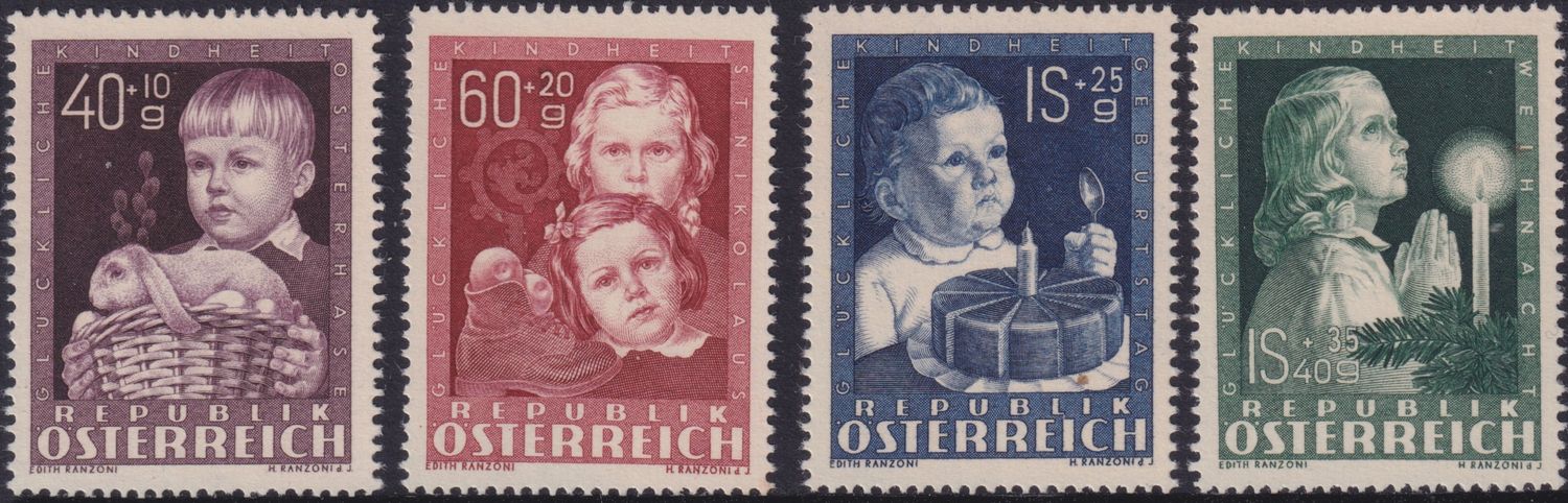 Austria 1949 Child Welfare Set