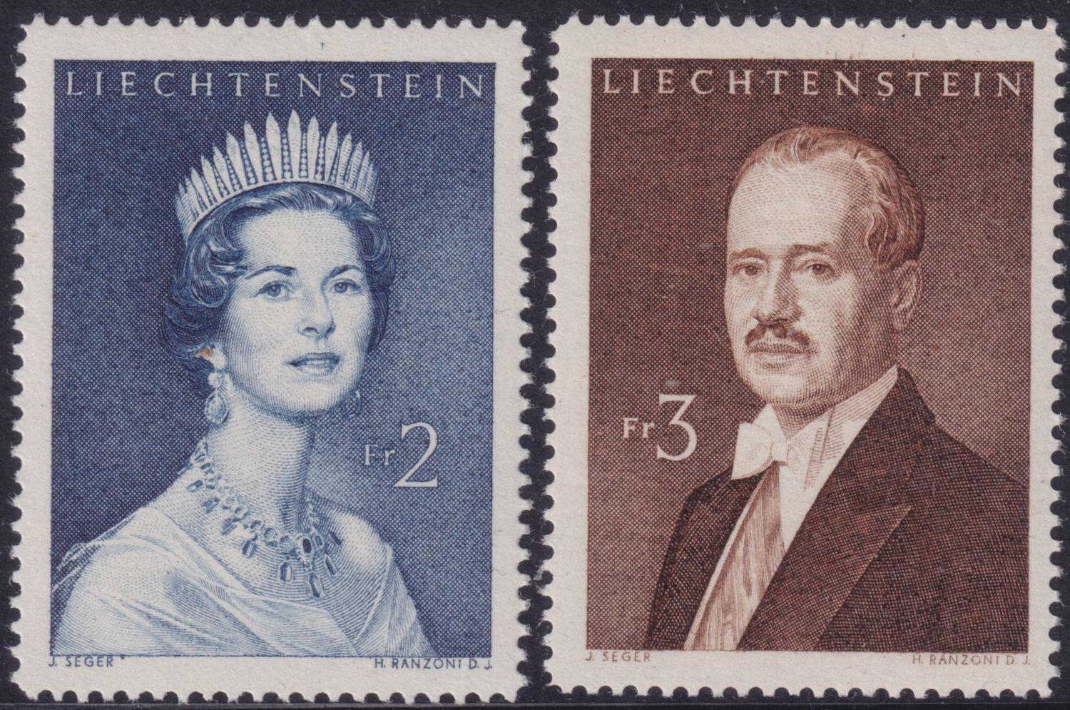 Liechtenstein 1960 Royalty Part Set