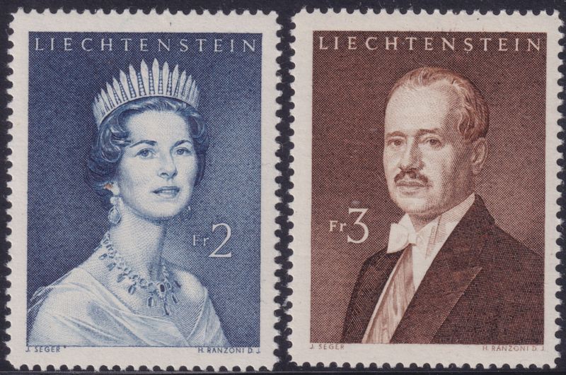 Liechtenstein 1960 Royalty Part Set