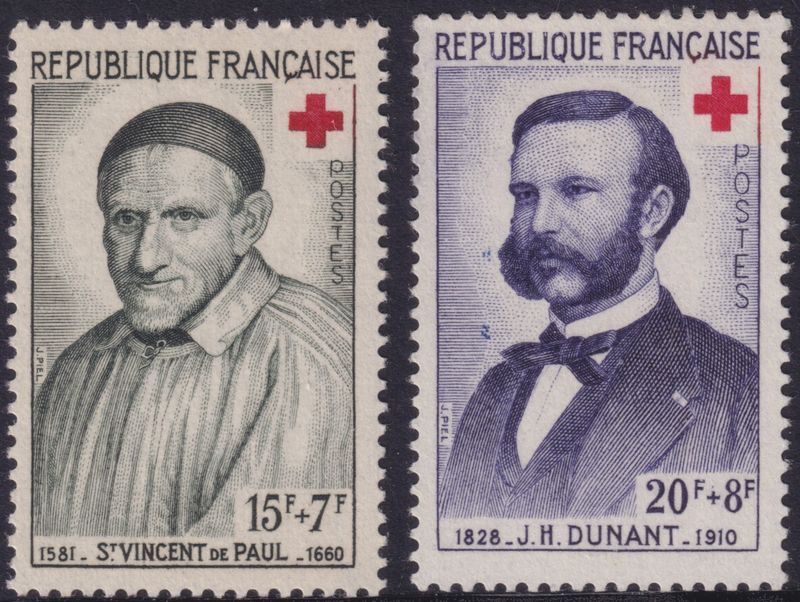 France 1958 Red Cross Fund Set