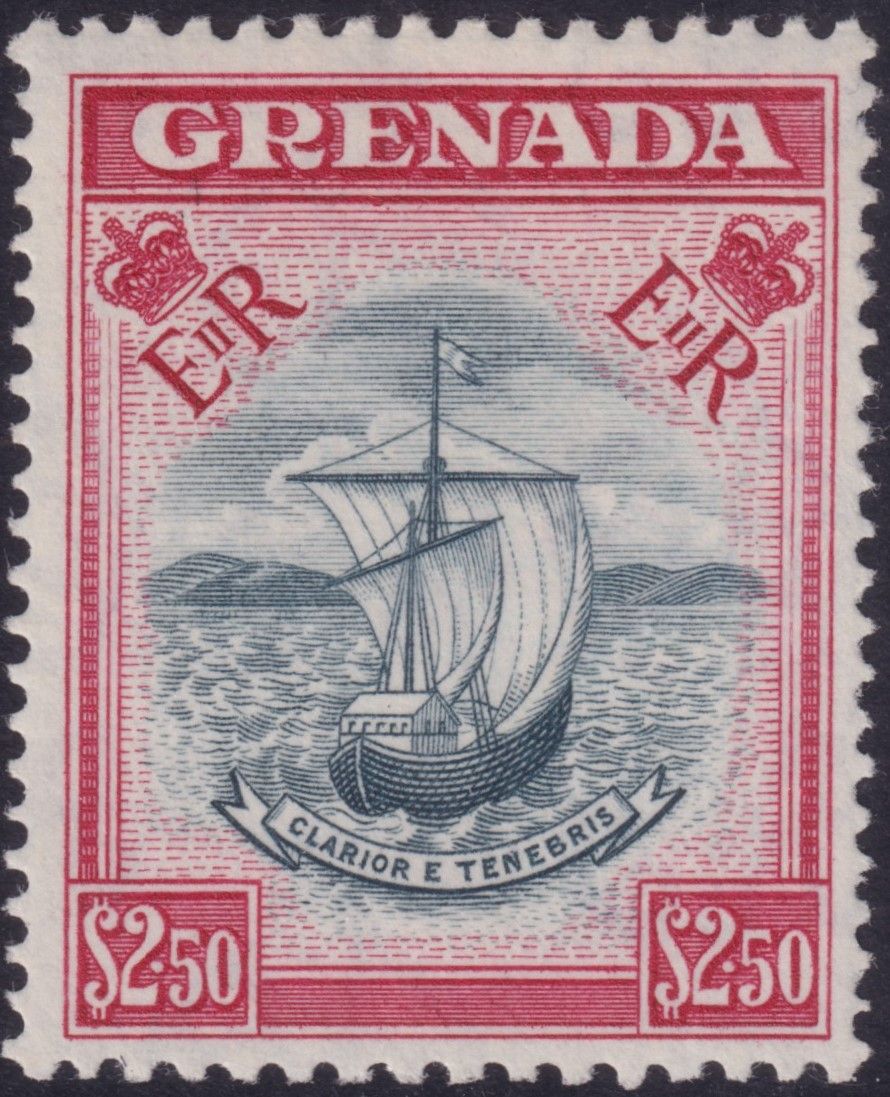 Grenada 1959 $2.50 Slate-Blue and Carmine