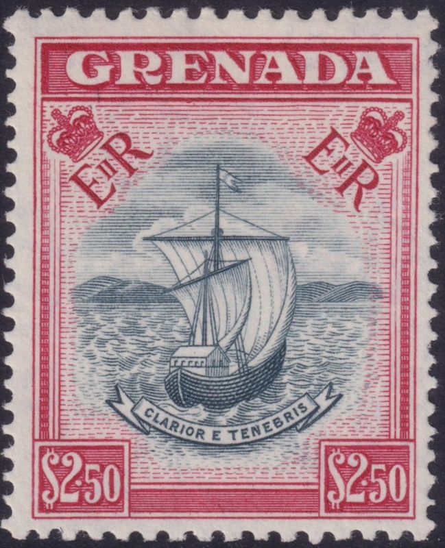 Grenada 1959 $2.50 Slate-Blue and Carmine