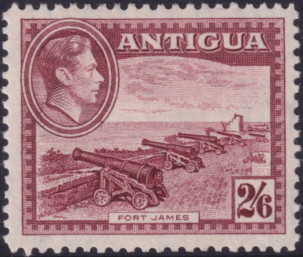 Antigua 1938 2/6d Brown-Purple