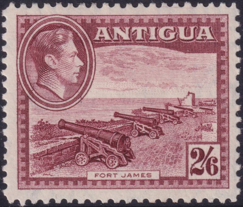 Antigua 1938 2/6d Brown-Purple
