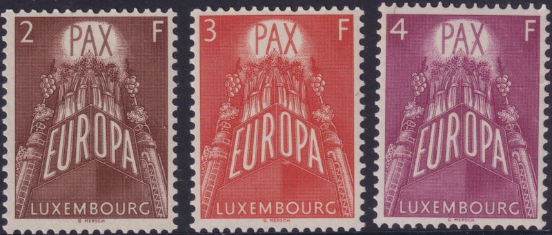 Luxembourg 1957 Europa Set