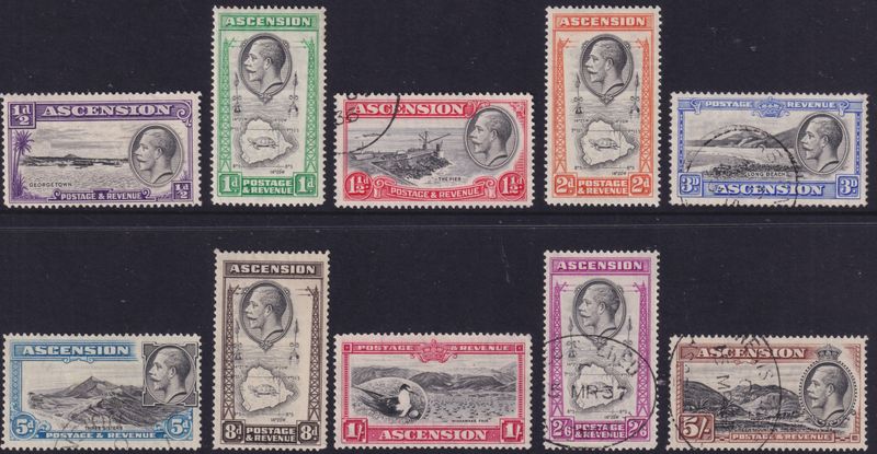 Ascension 1934 KGV Definitive Set