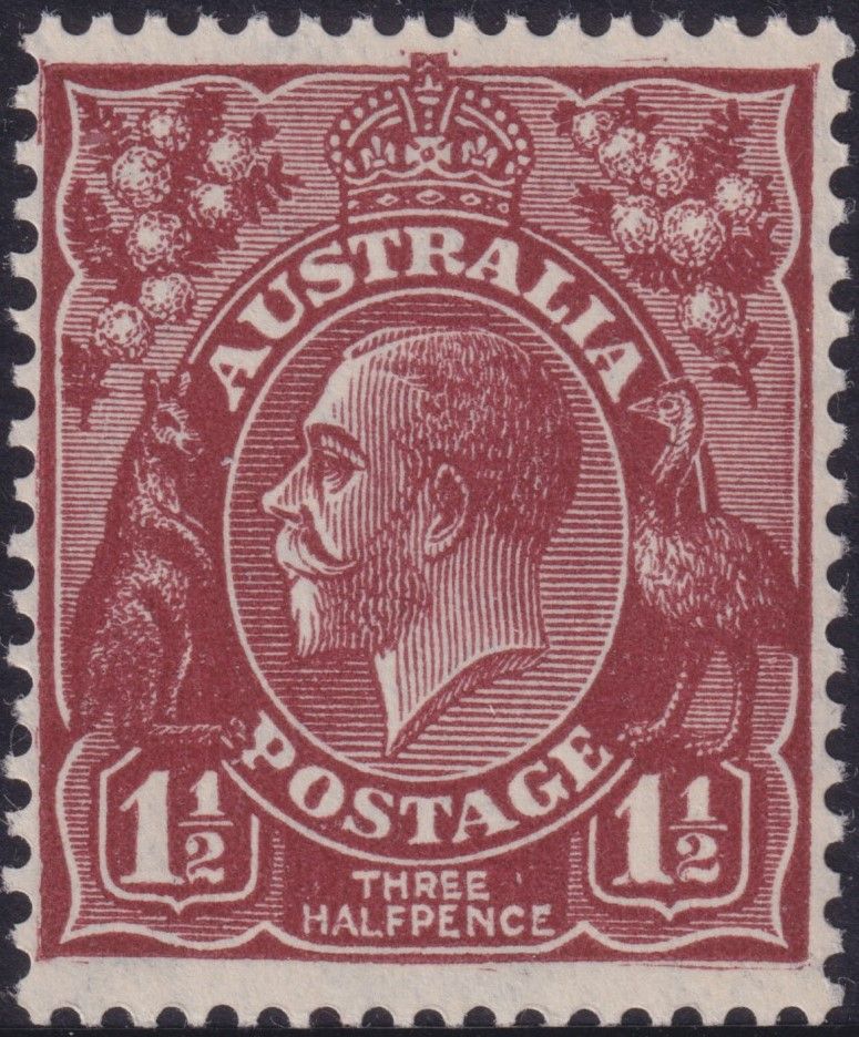 Australia 1936 1½d Red-Brown