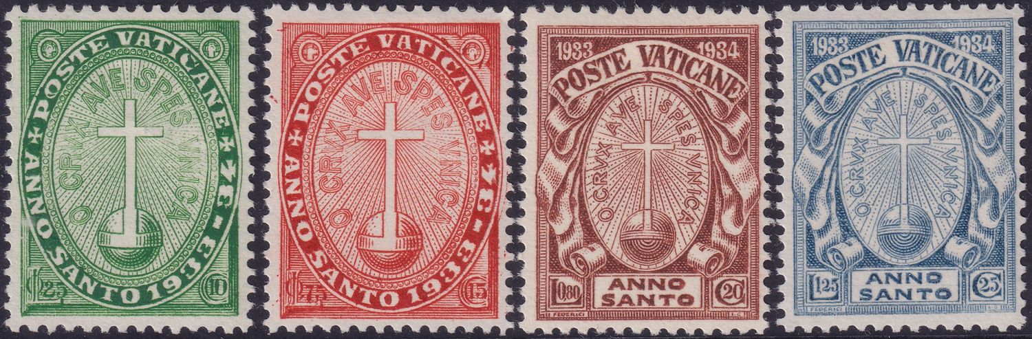 Vatican City 1933 Holy Year Set