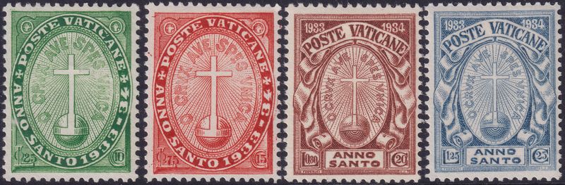 Vatican City 1933 Holy Year Set