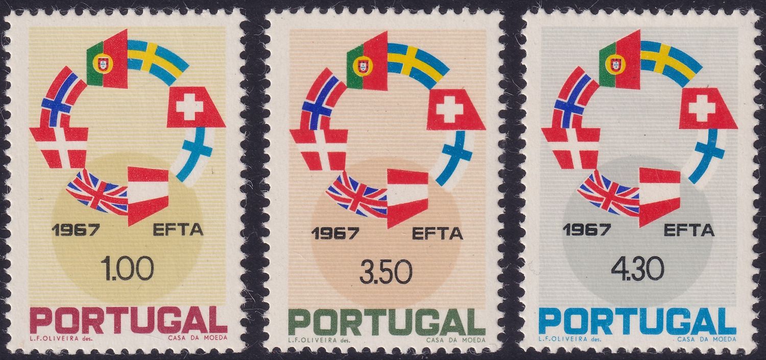 Portugal 1967 EFTA Set