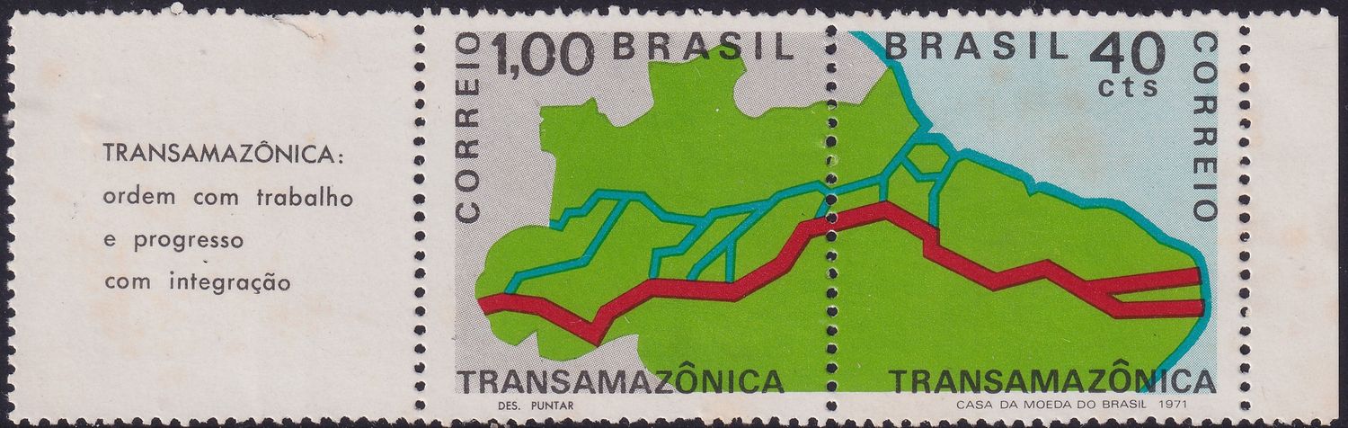 Brazil 1971 Trans-Amazon Highway Set See Notes