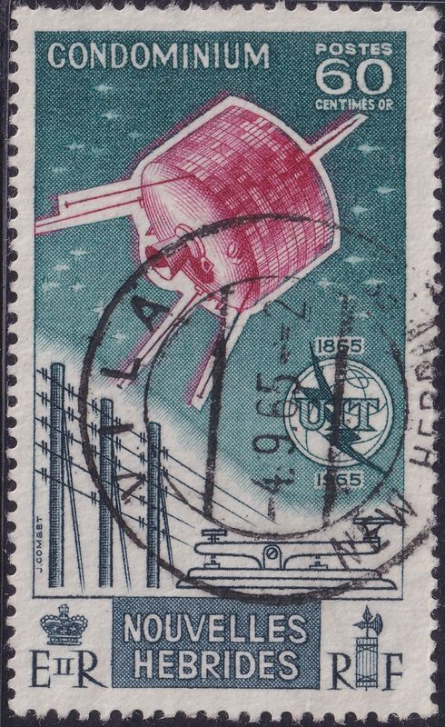 New Hebrides (French) 1965 60c ITU