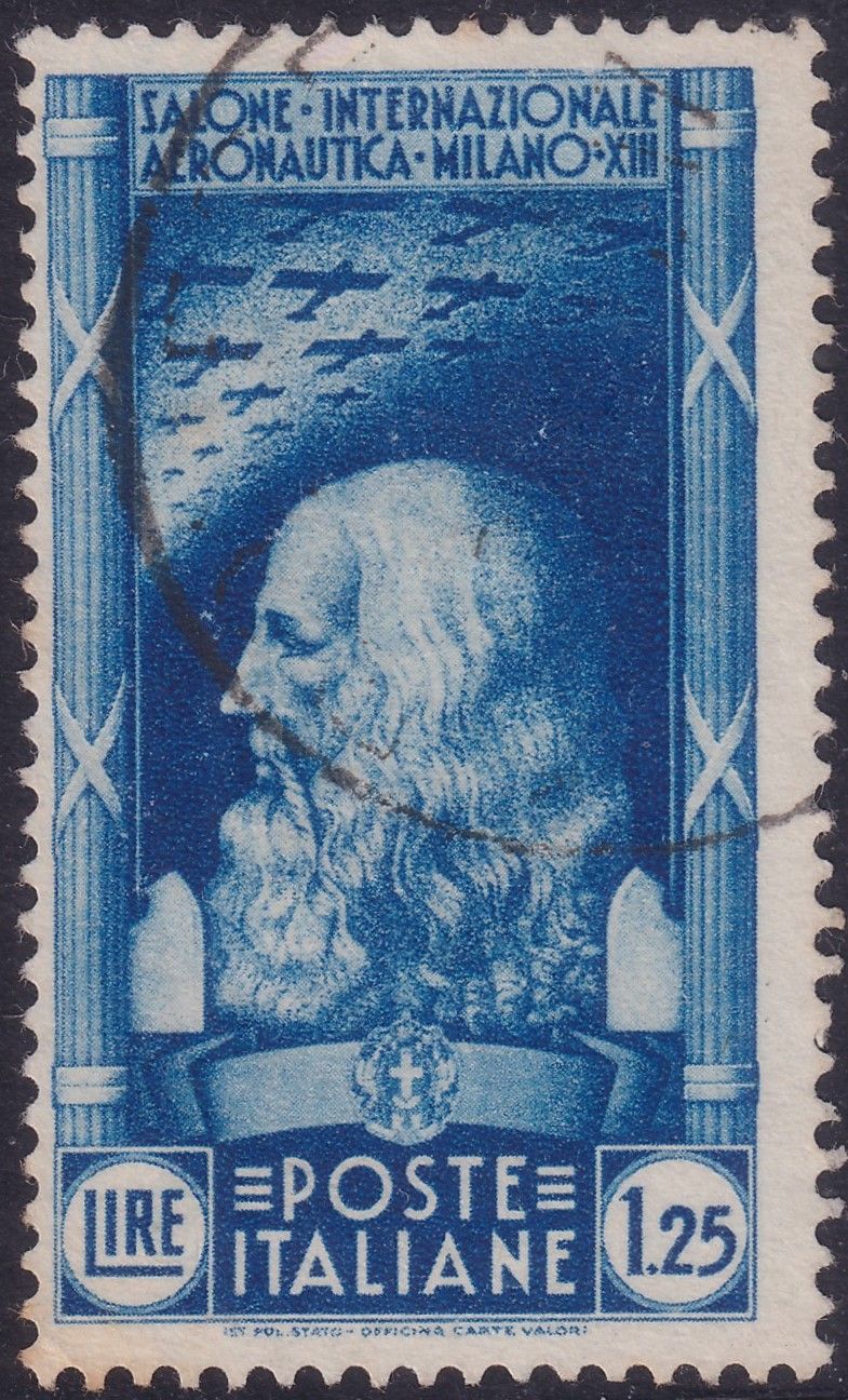 Italy 1935 1l.25 Blue Aeronautical Exhibition