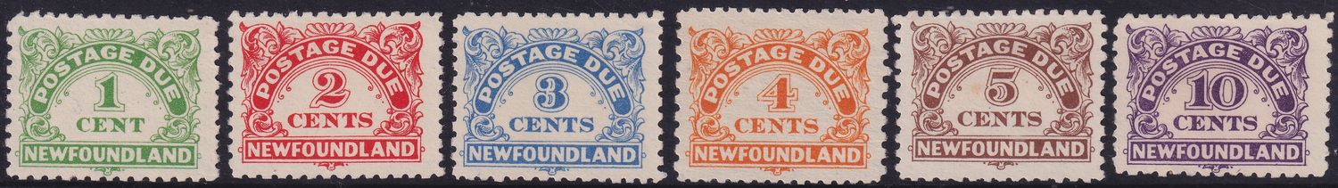 Newfoundland 1939 Postage Due Set