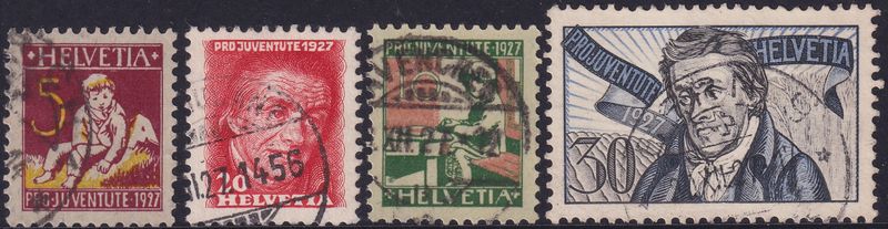 Switzerland 1927 Pro Juventute Set