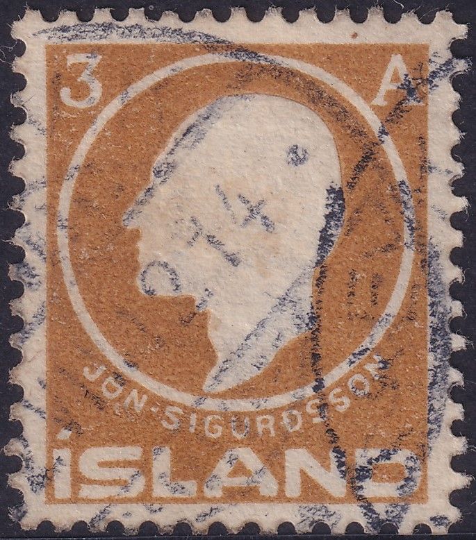 Iceland 1933 3a Brown Sigurdsson Birth Centenary