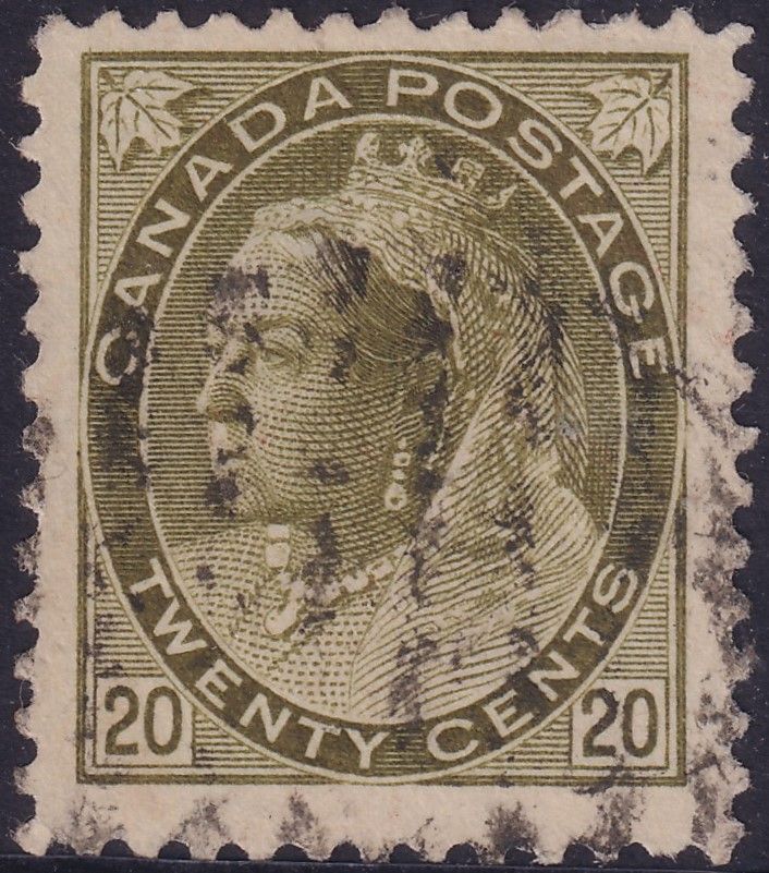 Canada 1900 20c Olive-Green