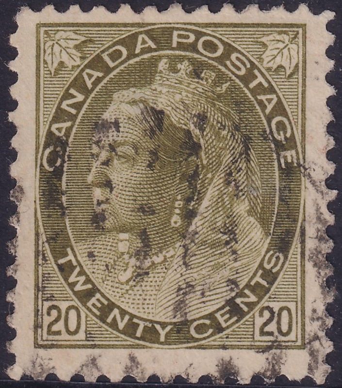 Canada 1900 20c Olive-Green
