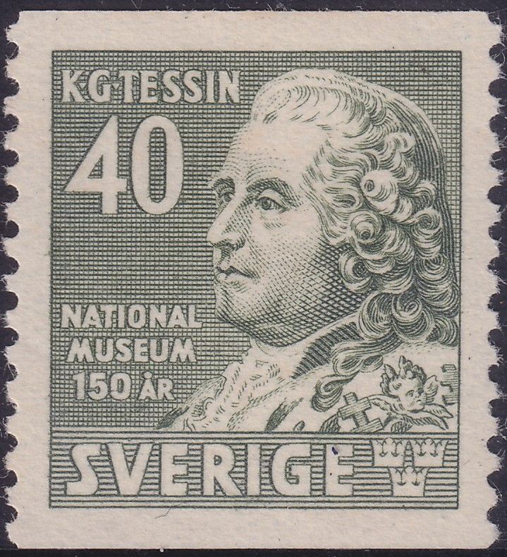 Sweden 1942 40o 150th Anniversary of National Museum