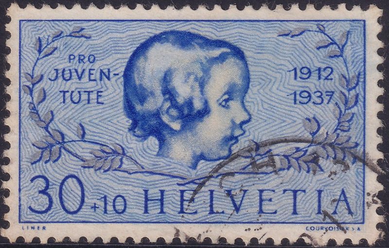 Switzerland 1937 30c+10c Pro Juventute