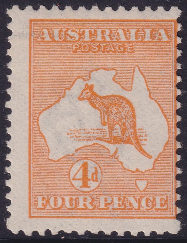 Australia 1913 4d Orange