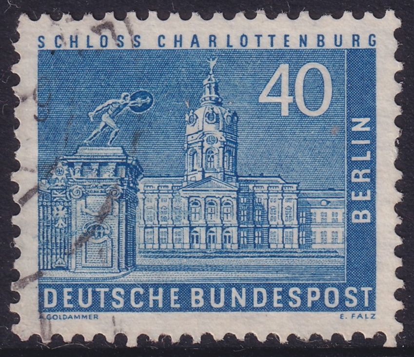 Berlin 1956 40pf Charlottenburg Castle
