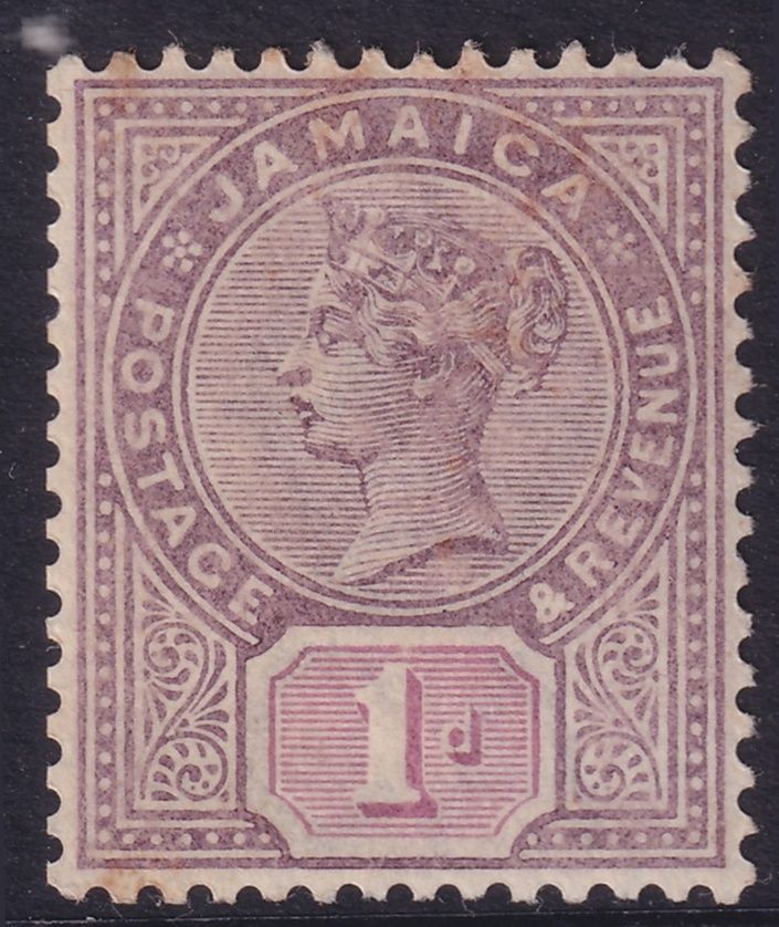 Jamaica 1891 2½d Dull Purple and Blue