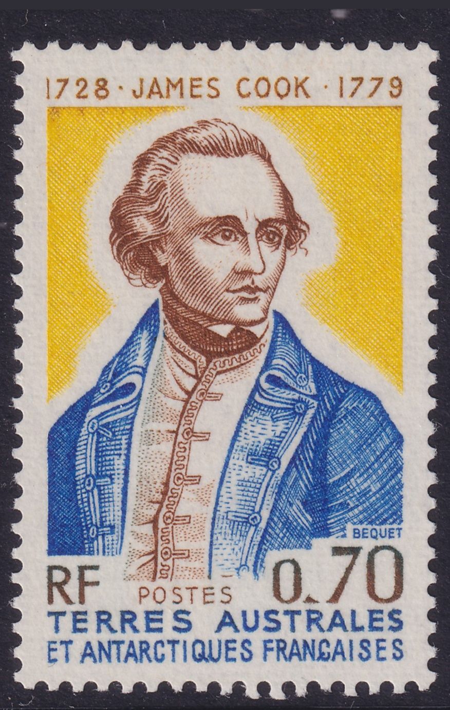 FSAT 1976 70c Captain Cook Commemoration