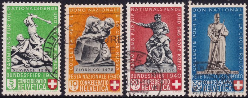 Switzerland 1940 National Fete Set