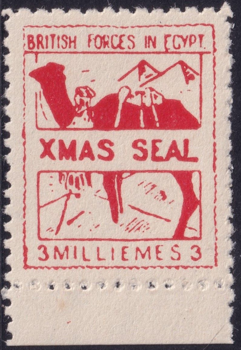Egypt 1935 3m Vermilion Christmas Seal
