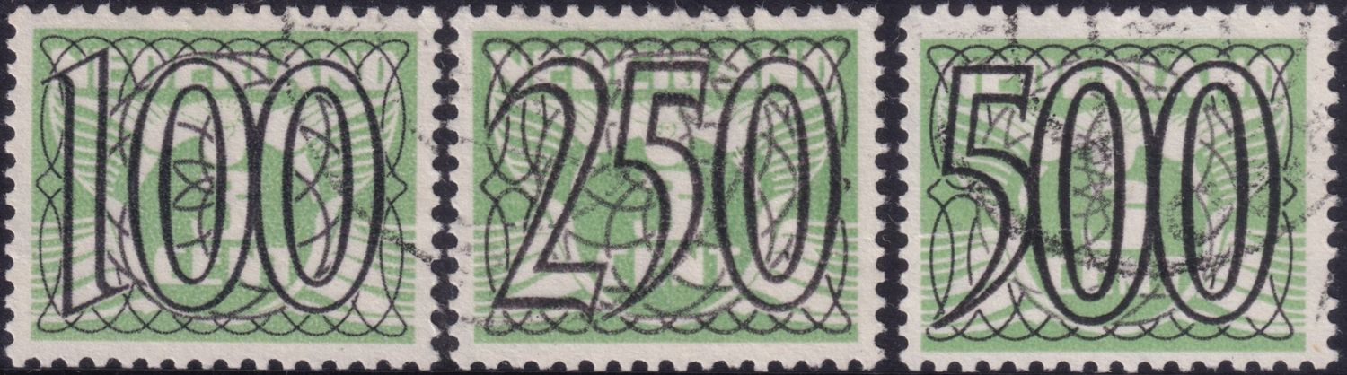 Netherlands 1940 High Value Surcharges